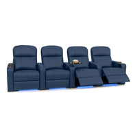 Venetian Italian Leather Home Theater Seating