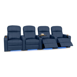 Venetian Italian Leather Home Theater Seating