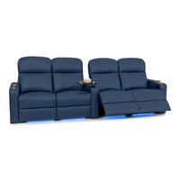 Venetian Italian Leather Home Theater Seating