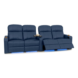 Venetian Italian Leather Home Theater Seating