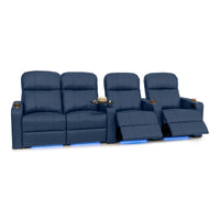 Venetian Italian Leather Home Theater Seating