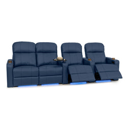 Venetian Italian Leather Home Theater Seating