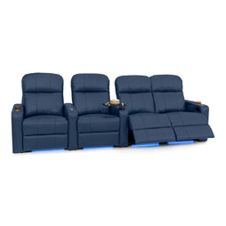 Venetian Italian Leather Home Theater Seating