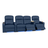 Venetian Italian Leather Home Theater Seating