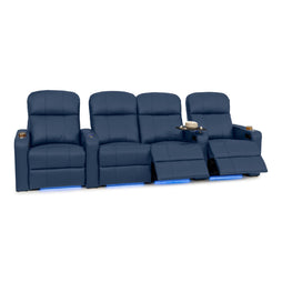 Venetian Italian Leather Home Theater Seating