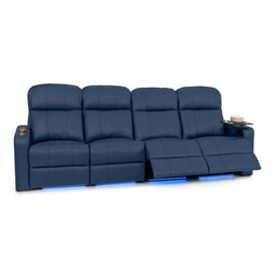 Venetian Italian Leather Home Theater Seating