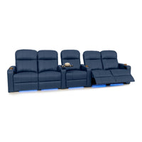 Venetian Italian Leather Home Theater Seating