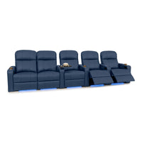 Venetian Italian Leather Home Theater Seating