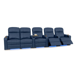Venetian Italian Leather Home Theater Seating