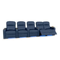 Venetian Italian Leather Home Theater Seating