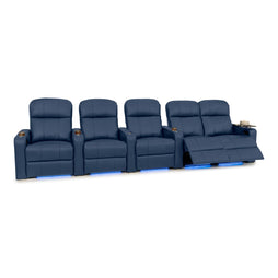 Venetian Italian Leather Home Theater Seating