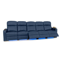 Venetian Italian Leather Home Theater Seating