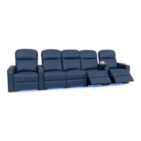 Venetian Italian Leather Home Theater Seating