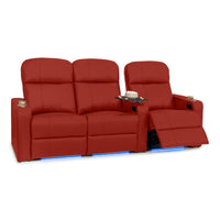 Venetian Italian Leather Home Theater Seating