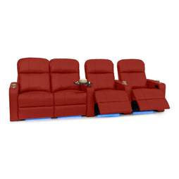 Venetian Italian Leather Home Theater Seating