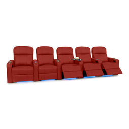 Venetian Italian Leather Home Theater Seating