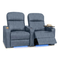 Venetian Italian Leather Home Theater Seating