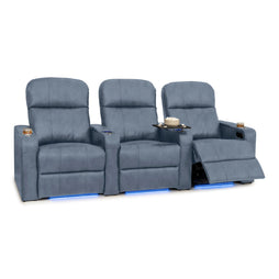 Venetian Italian Leather Home Theater Seating