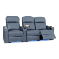 Venetian Italian Leather Home Theater Seating
