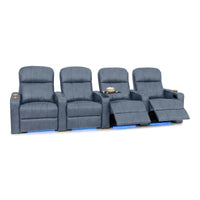 Venetian Italian Leather Home Theater Seating