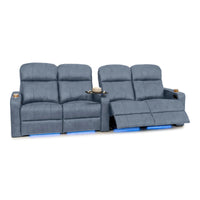 Venetian Italian Leather Home Theater Seating