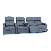 Venetian Italian Leather Home Theater Seating