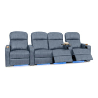 Venetian Italian Leather Home Theater Seating