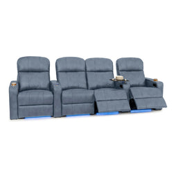 Venetian Italian Leather Home Theater Seating