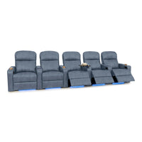 Venetian Italian Leather Home Theater Seating