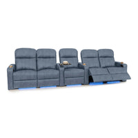 Venetian Italian Leather Home Theater Seating