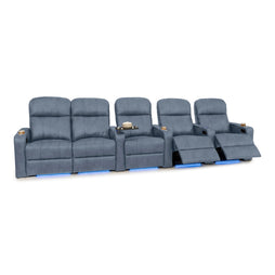 Venetian Italian Leather Home Theater Seating