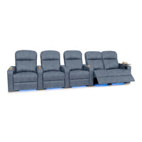 Venetian Italian Leather Home Theater Seating