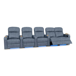 Venetian Italian Leather Home Theater Seating