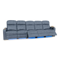 Venetian Italian Leather Home Theater Seating
