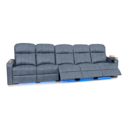 Venetian Italian Leather Home Theater Seating