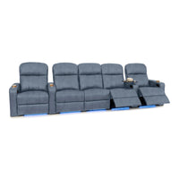 Venetian Italian Leather Home Theater Seating