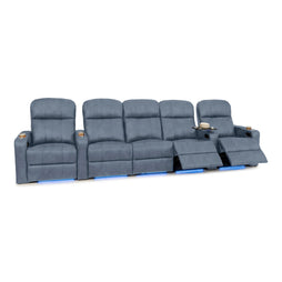 Venetian Italian Leather Home Theater Seating