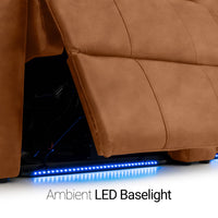 Venetian Italian Leather Home Theater Seating Single Recliner