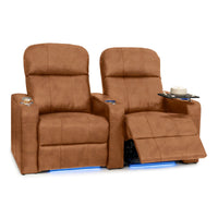 Venetian Italian Leather Home Theater Seating