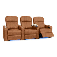 Venetian Italian Leather Home Theater Seating