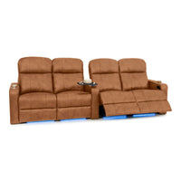 Venetian Italian Leather Home Theater Seating