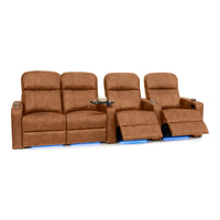 Venetian Italian Leather Home Theater Seating