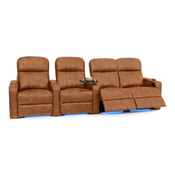 Venetian Italian Leather Home Theater Seating