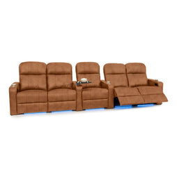 Venetian Italian Leather Home Theater Seating