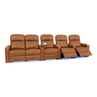 Venetian Italian Leather Home Theater Seating