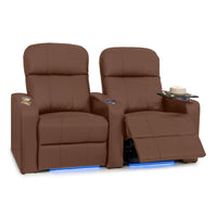 Venetian Italian Leather Home Theater Seating