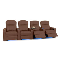 Venetian Italian Leather Home Theater Seating