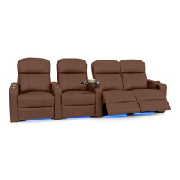 Venetian Italian Leather Home Theater Seating