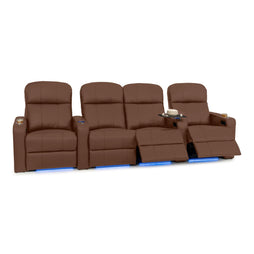 Venetian Italian Leather Home Theater Seating