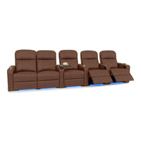 Venetian Italian Leather Home Theater Seating